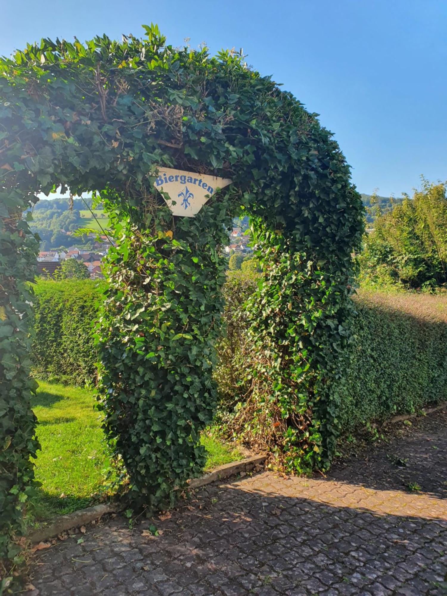 Cafe Pension Sonnenkanzel Staatsbad Brückenau Εξωτερικό φωτογραφία